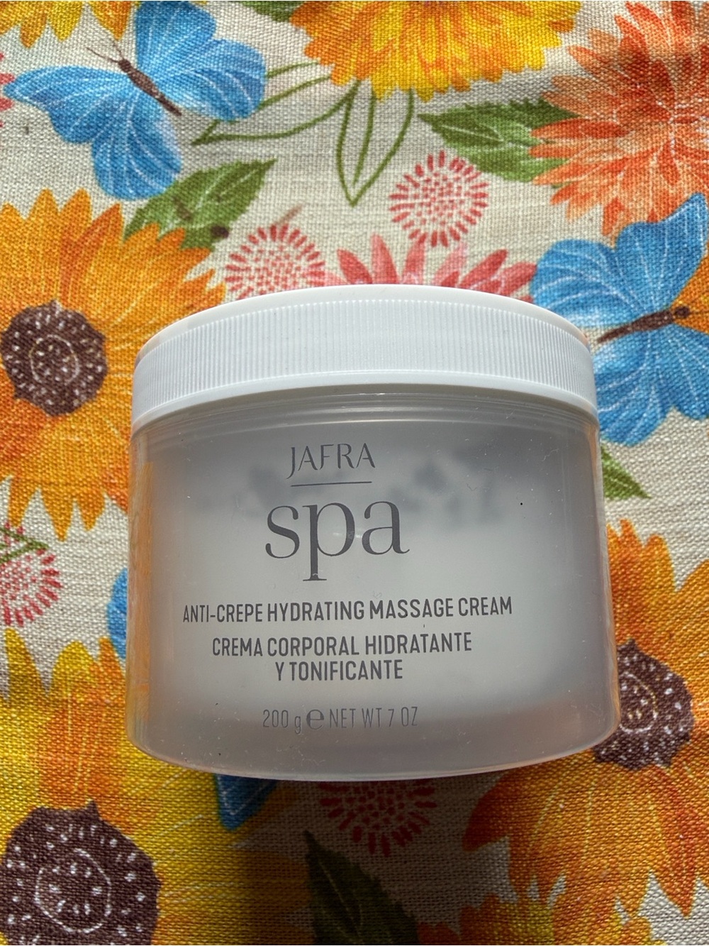 JAFRA Spa Anti‑Crepe Hydrating Massage Cream — White
